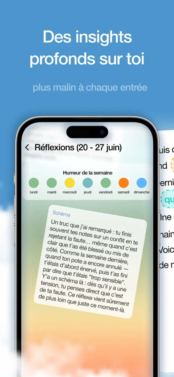 Screenshot #3 pour ABY – Journal IA & Humeur
