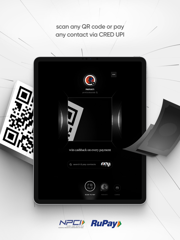 CRED: UPI, Bills, Credit Cards iPad screenshot 5 - Finance app