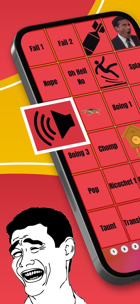 Meme Soundboard 2026 Ultimate - Access a vast array of sound effects for every occasion, from classic comedic 'Fail' sounds to expressive vocalizations like 'Oh Hell No', perfect for pranks and reactions.