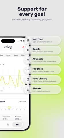 calog - Calorie & Gym Tracker Screenshot 2 of 10