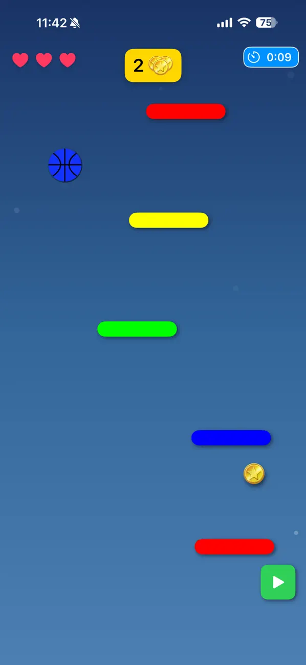 Screenshot #1 pour Color Bouncey