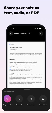 Nami: AI Voice Notes Screenshot 8 of 8