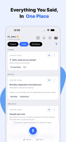 LetsVoice: AI Voice Notes screenshot 1