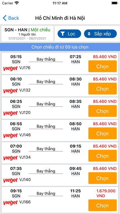 Vé máy bay giá rẻ -Săn Vé Screenshot