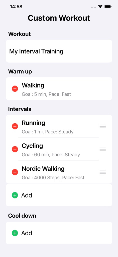 Running Walking Tracker Goals - Personalized Interval Training