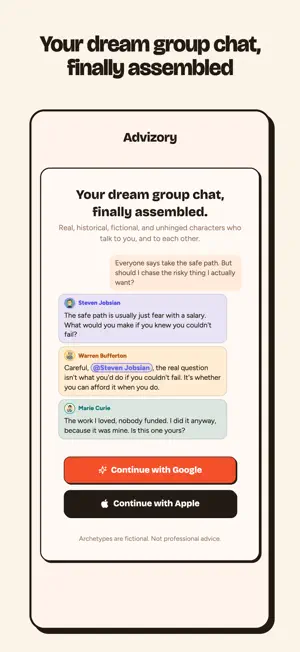 Advizory screenshot 2