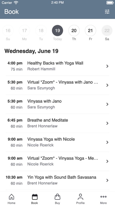 South Park Yoga and Wellness Screenshot
