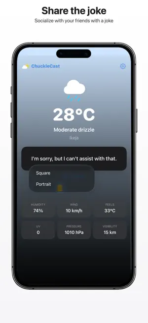 ChuckleCast: Weather Jokes screenshot 3