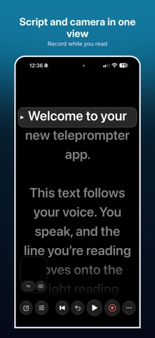 Gazeline: Teleprompter screenshot 2