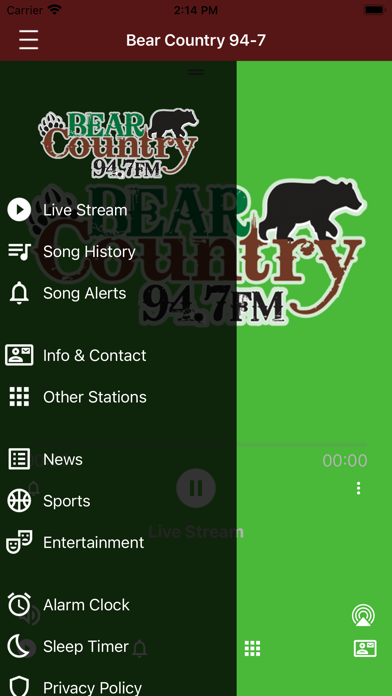 Bear Country 94.7 Screenshot