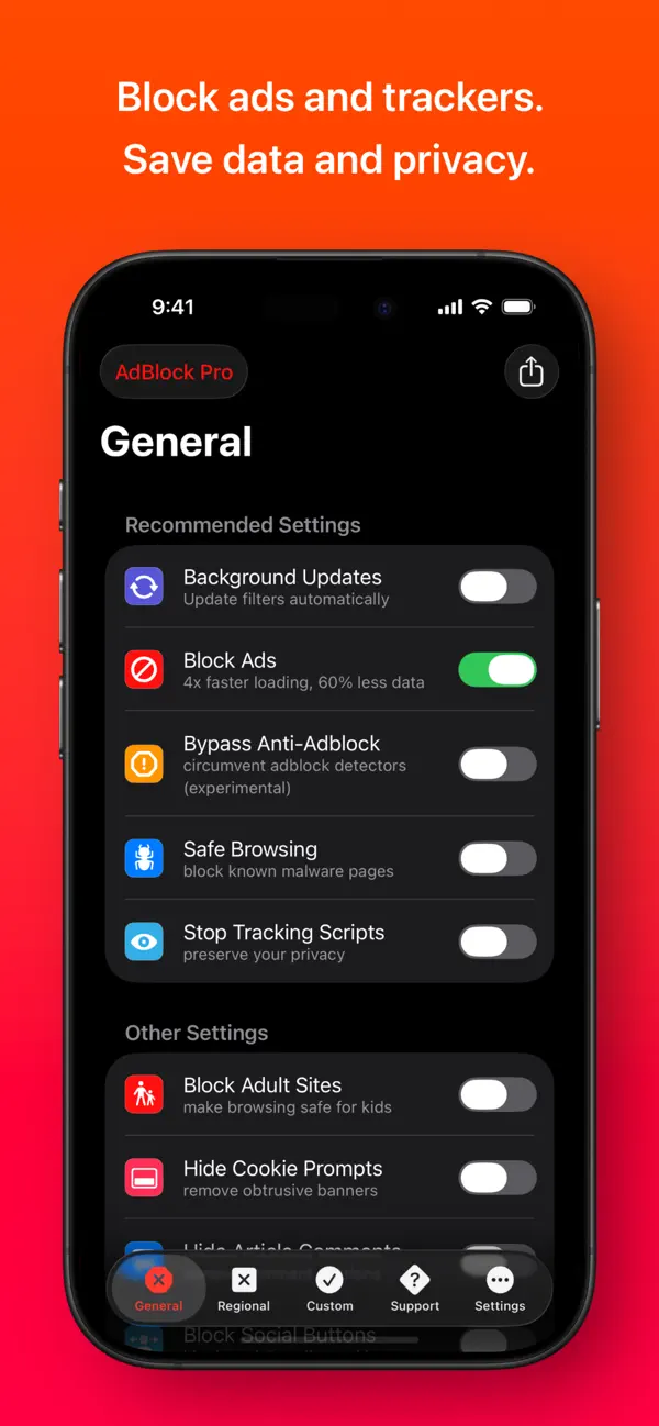 #2. AdBlock Pro for Safari (iOS) Door: Crypto Inc.