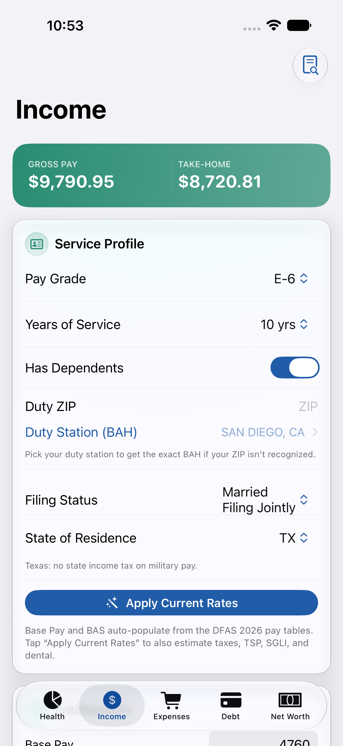 FINPREP screenshot 3