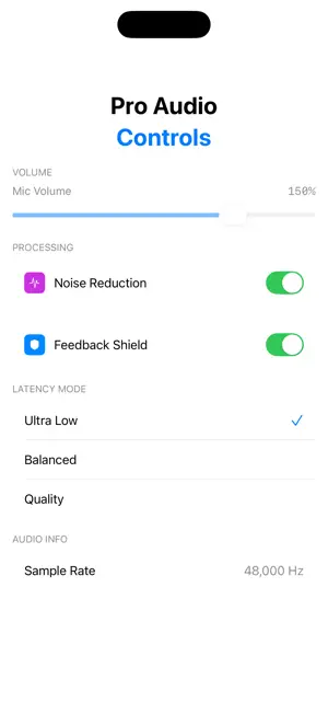 Mic To Speaker - Live Audio screenshot 4