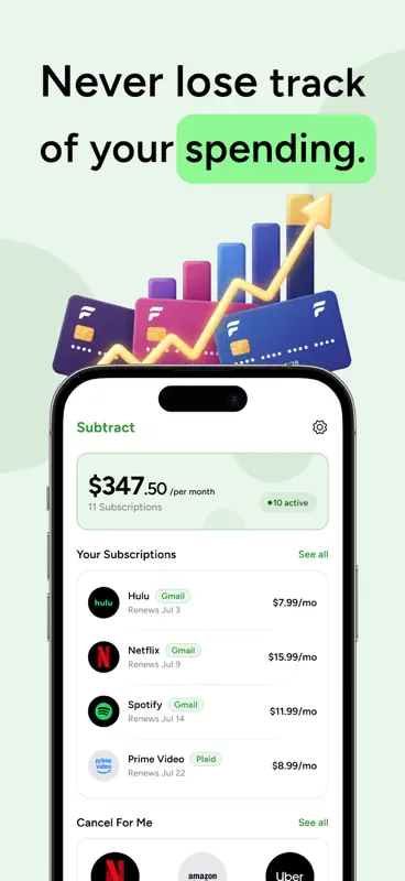 Subtract: Cancel Subscriptions screenshot 5 of 6