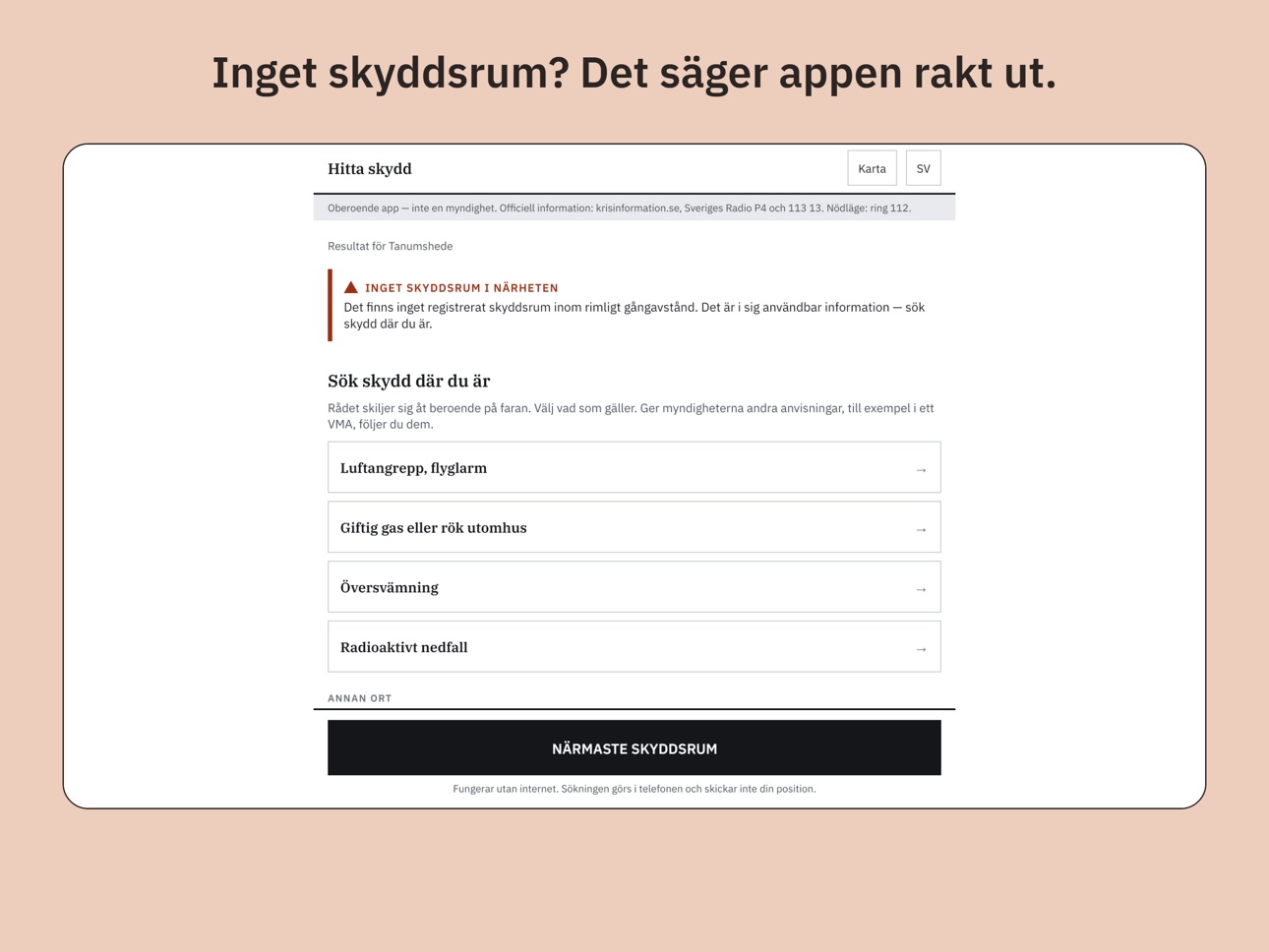 Screenshot 10 of Hitta skydd – skyddsrum
