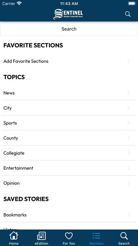 #4. Daily Sentinel Media (iOS) 게시자: Sentinel Media Co. Inc.