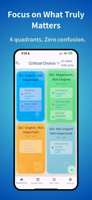 Critical Choice screenshot 1