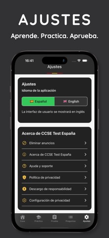 CCSE Nacionalidad Española screenshot