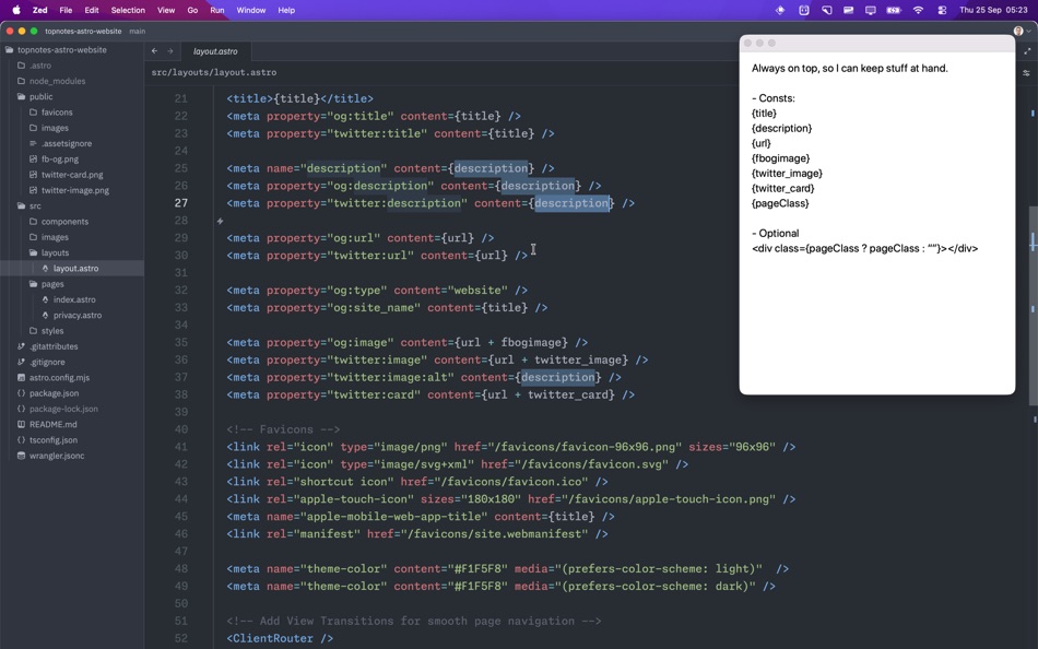 TopNotes (macOS) di: Dorin Vancea
