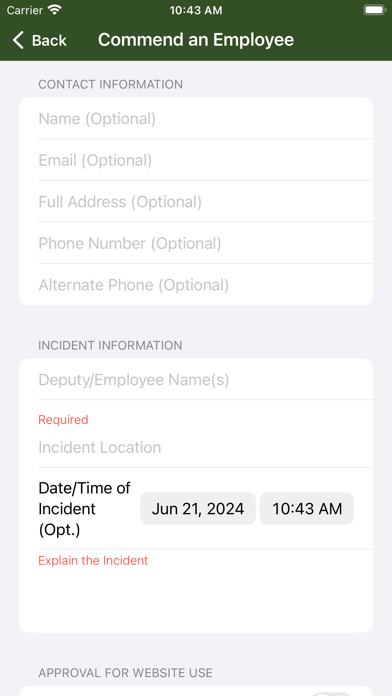 Leon County Sheriff's Office Screenshot