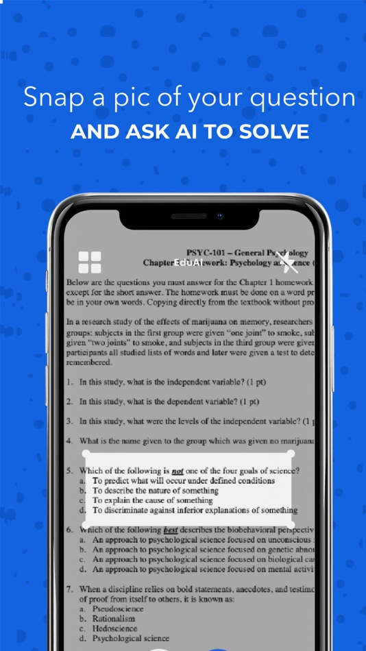 #1. EduAI: AI Homework Helper (iOS) Podle: Swippe LLC