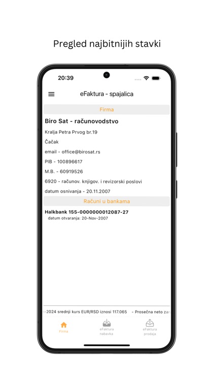eFaktura - spajalica