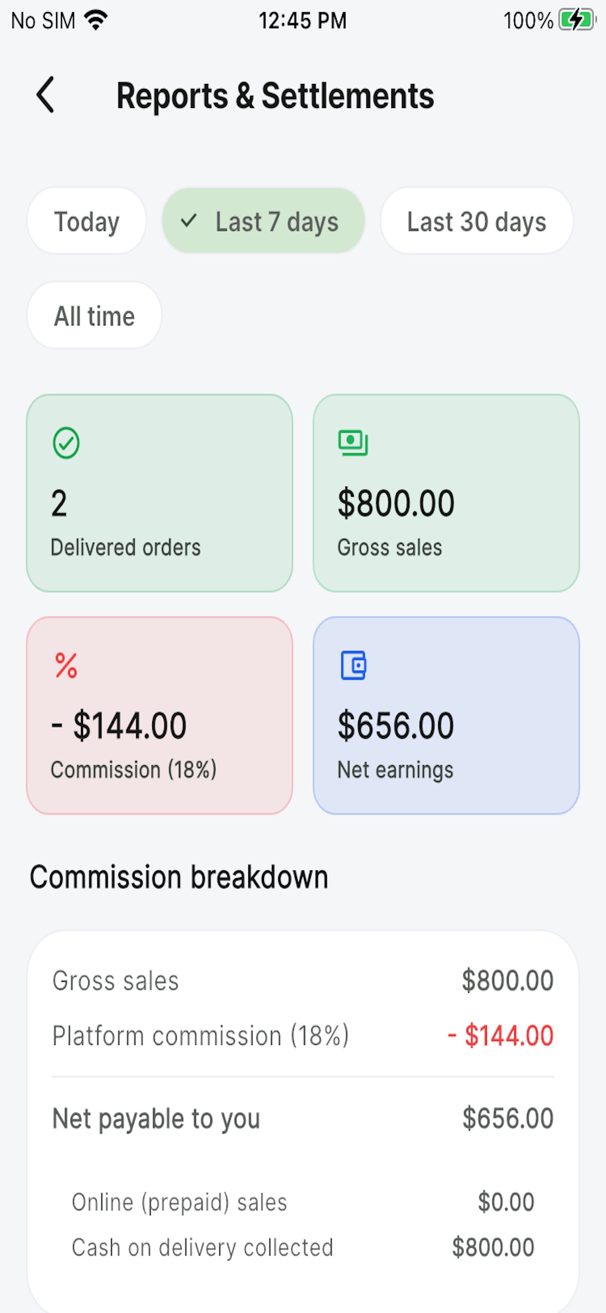 Screenshot 6 of FoodStar Partner