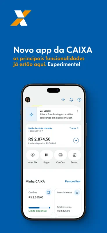 Novo App CAIXA screenshot 1 of 5