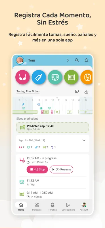 Baby Daybook - amamantamiento screenshot 2 of 8