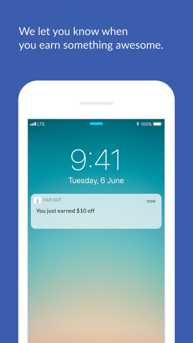 FAR Out Loyalty iPhone screenshot 2 - Food & Drink app
