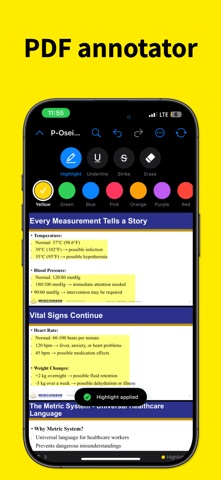 PDF Highlighter - Annotate PDF iPhone screenshot