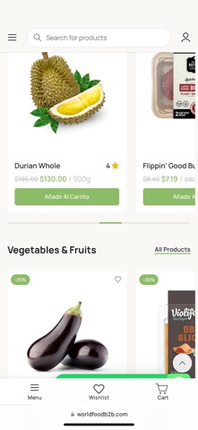 World Food B2B screenshot