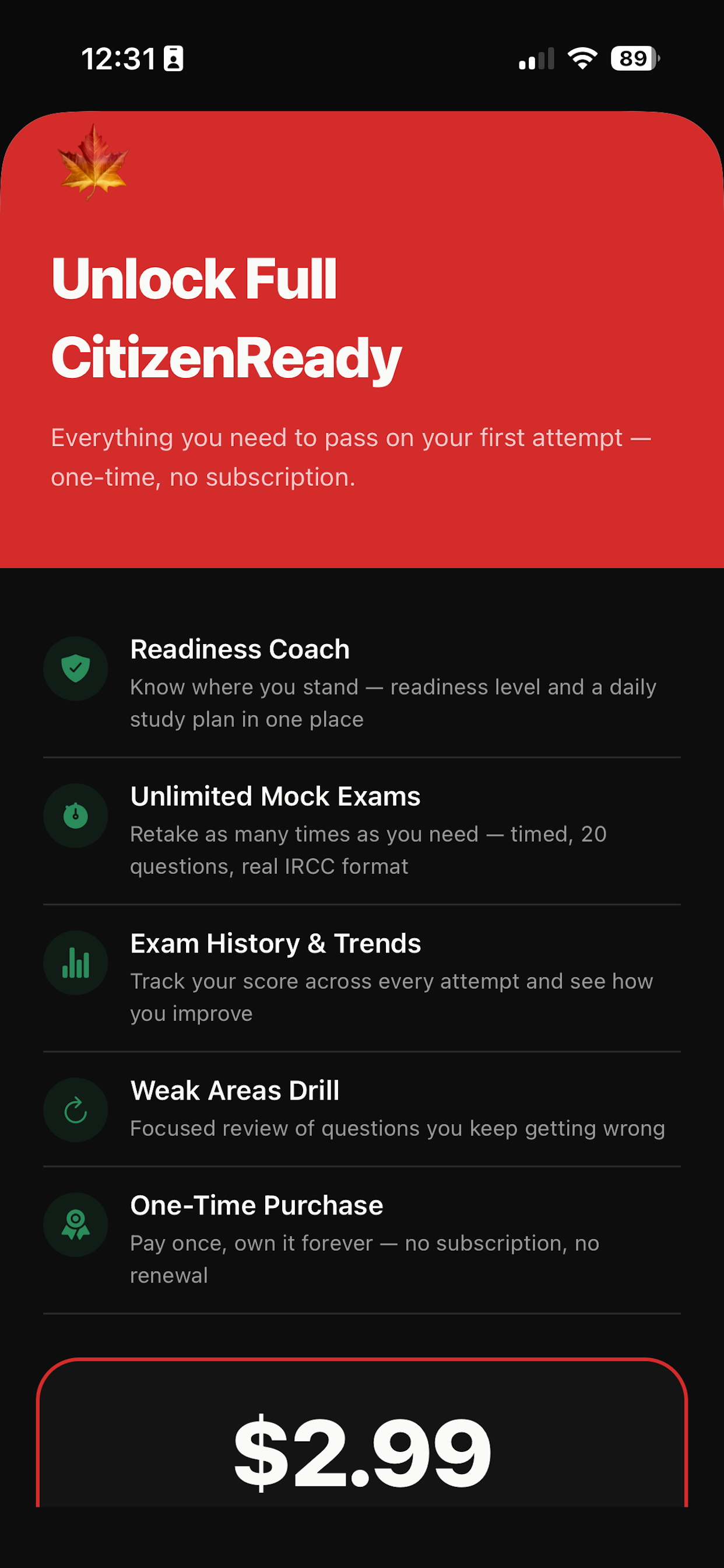 CitizenReady - Canadian Exam screenshot 8