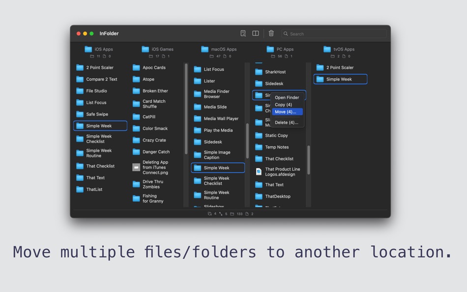 #4. InFolder (macOS) Podle: Ebey Tech LLC