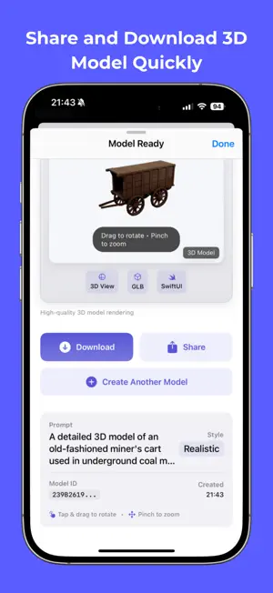 Text to 3D Model Generator screenshot 3