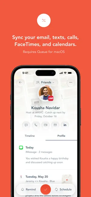 Queue Personal CRM screenshot 3