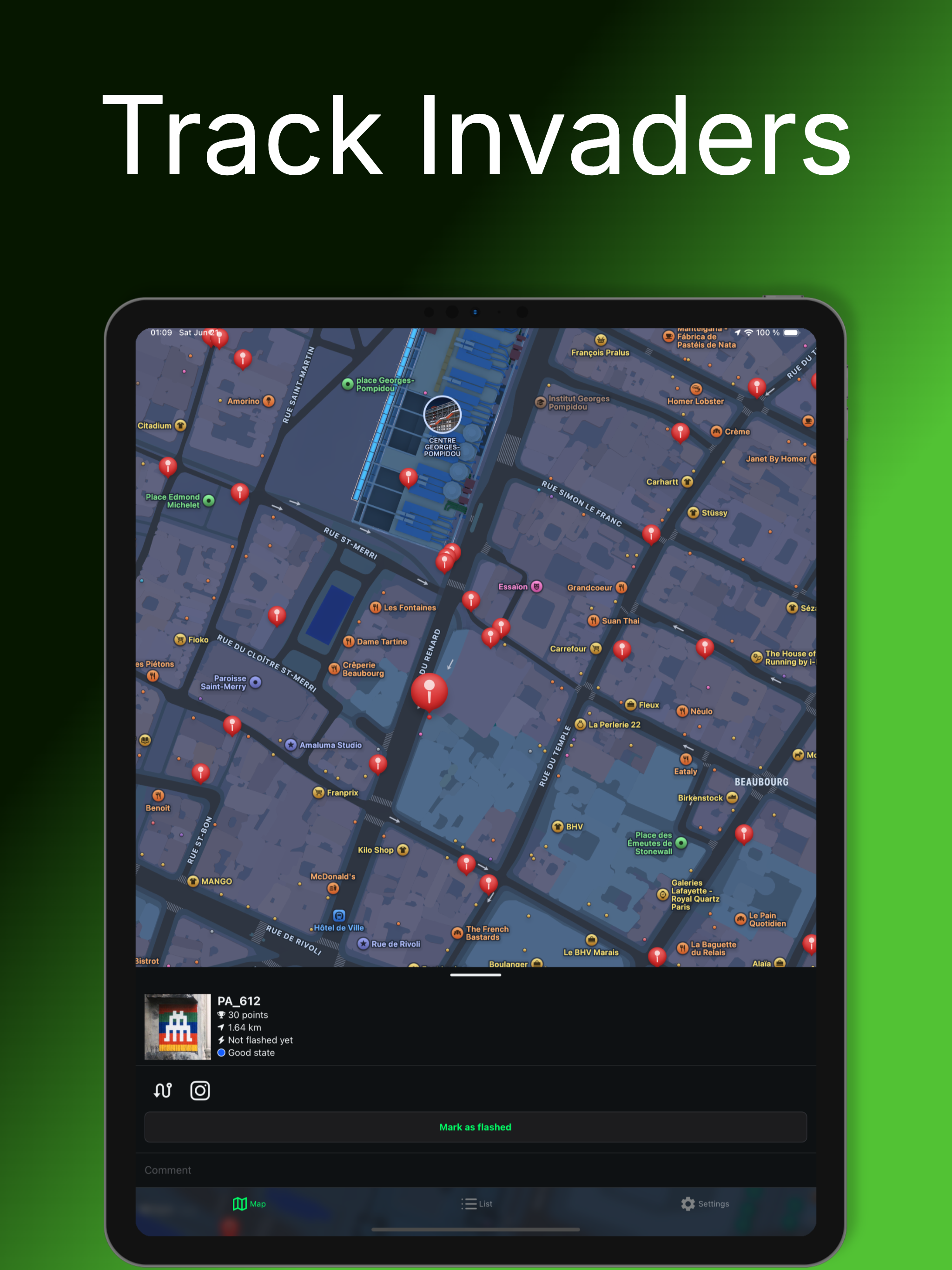 Trackinvaders screenshot 4
