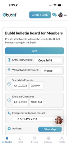 Bubbl: Event Accommodation Screenshot 8 of 8