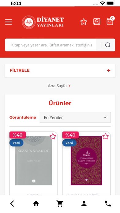 Diyanet Yayınları E-satış Screenshot