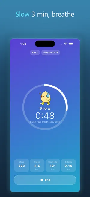 WALKY: Interval Walking screenshot 3