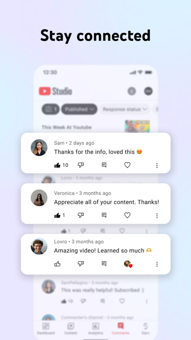 YouTube Studio screenshot1