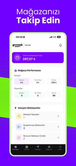 Görmek Lazım Satıcı Paneli screenshot 3