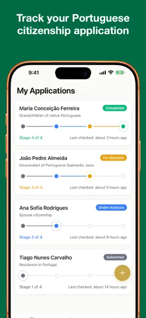 PTracker: Nationality Status screenshot 1