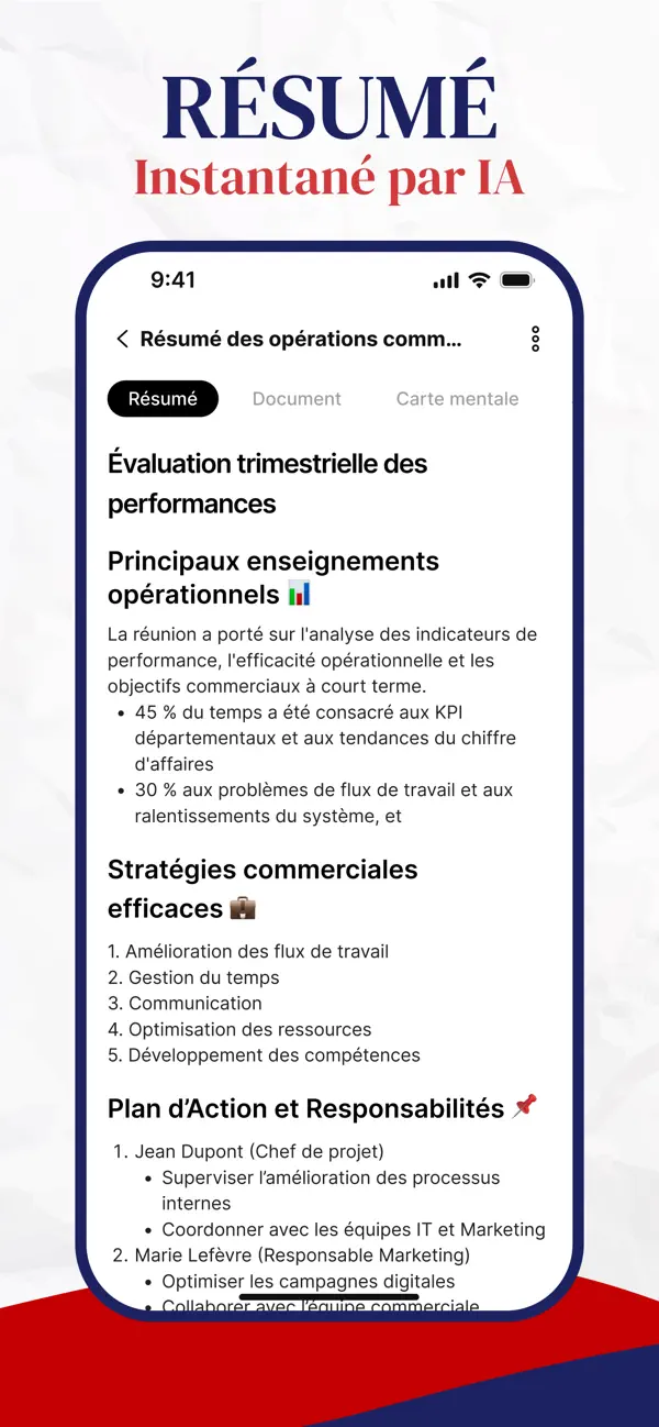 Screenshot #2 pour NoteX : Notes & Réunions IA