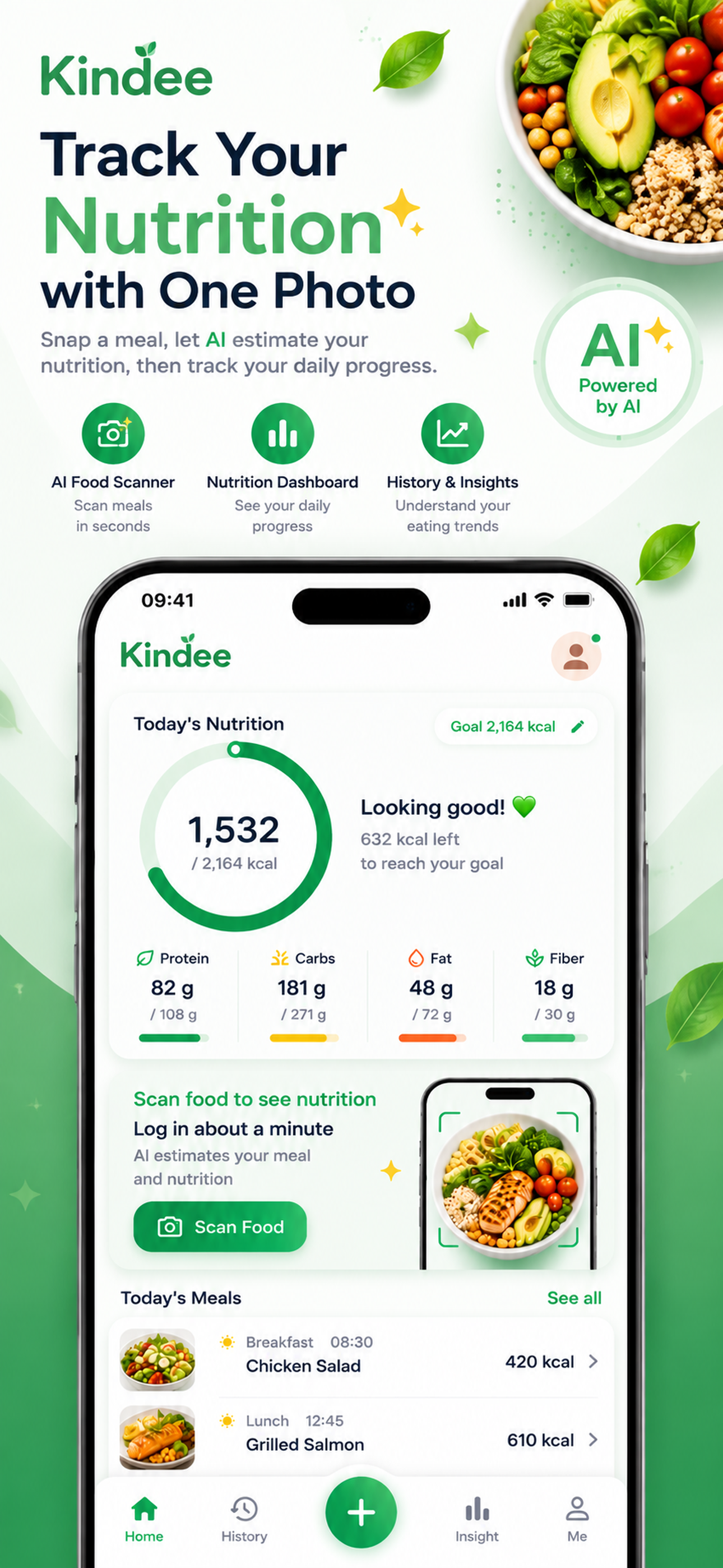 Kindee AI Food Tracker