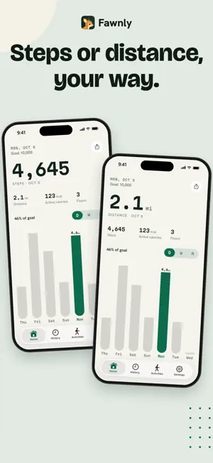Fawnly: Step Tracker screenshot 3