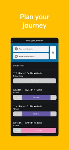 TIR – Travel by bus screenshot