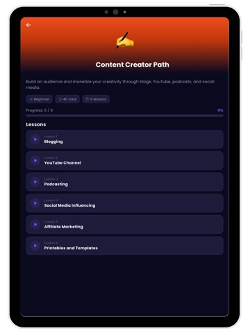 Passive Income Guide & Coach iPad screenshot