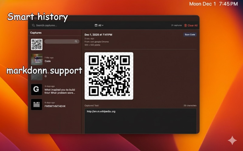 App screenshot