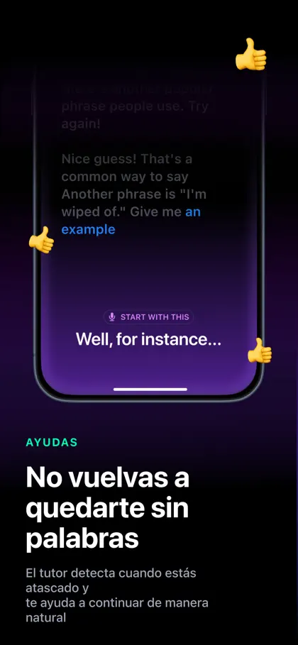 Captura de tela 5 de 6 de Fluently: AI Language Learning